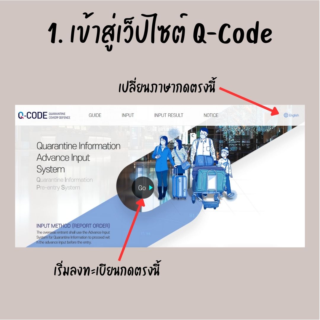 กรอก q-code เข้าเว็บไซต์