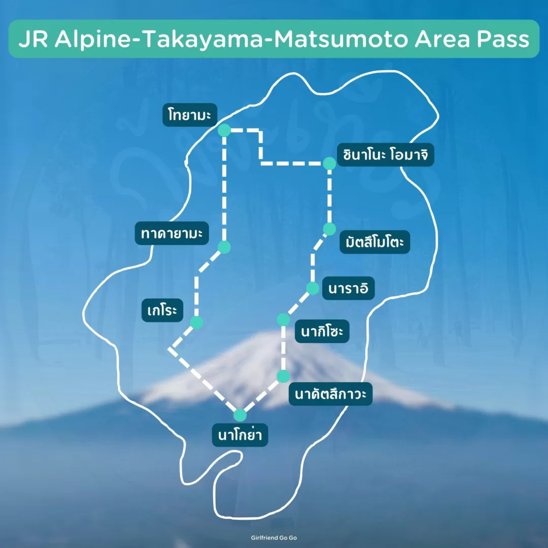 jr alpine takayama matsumoto area pass