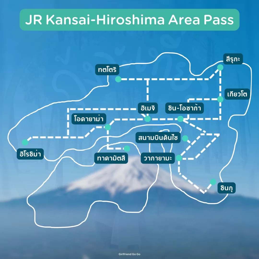 jr west pass kansai hiroshima area pass